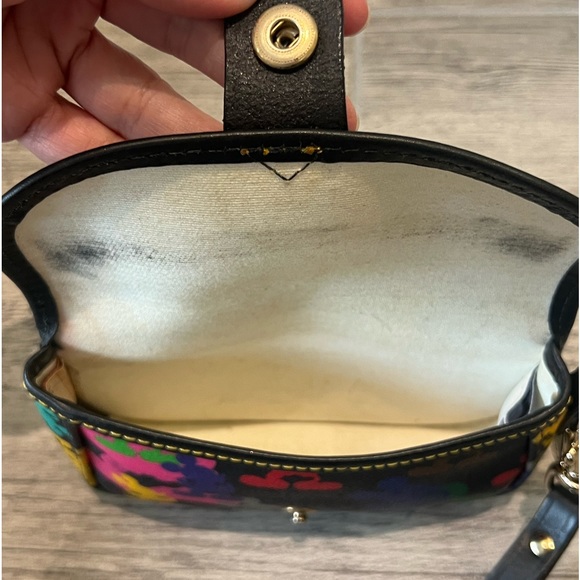 Disney Dooney& Bourke Mickey Silhouette Wristlet - Picture 5 of 7